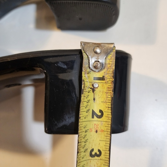 Madden Girl Paccer Slides Black Studded Chunky platform size 8 - Picture 11 of 13